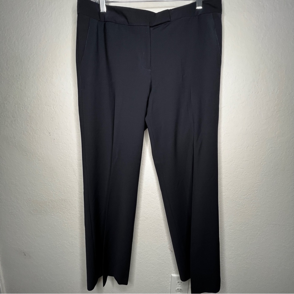Talbots Signature Black Pants Women’s 12 Petite Career Work Slacks Wool